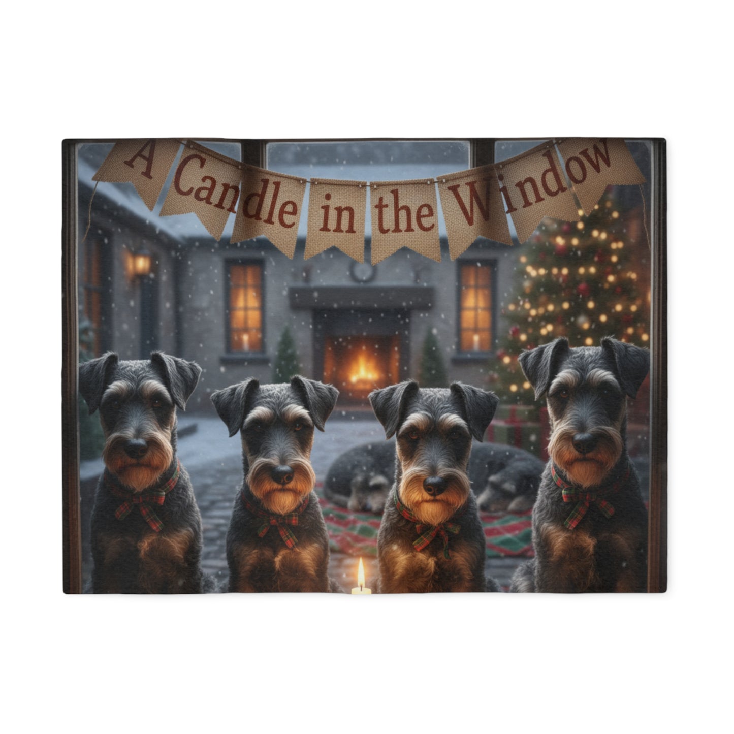 Kerry Blue Terrier Blanket