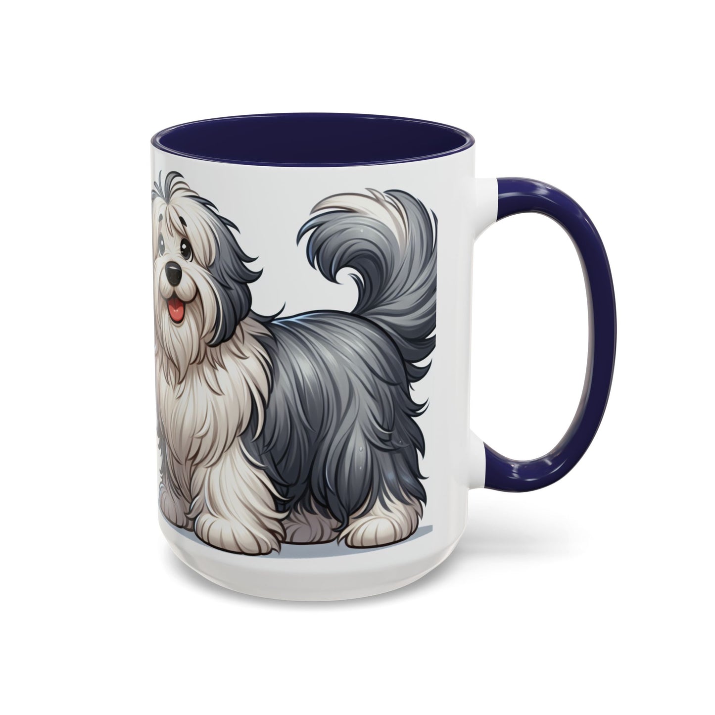 Mug à café à motif de bobtail - Cadeau idéal pour les amoureux des chiens