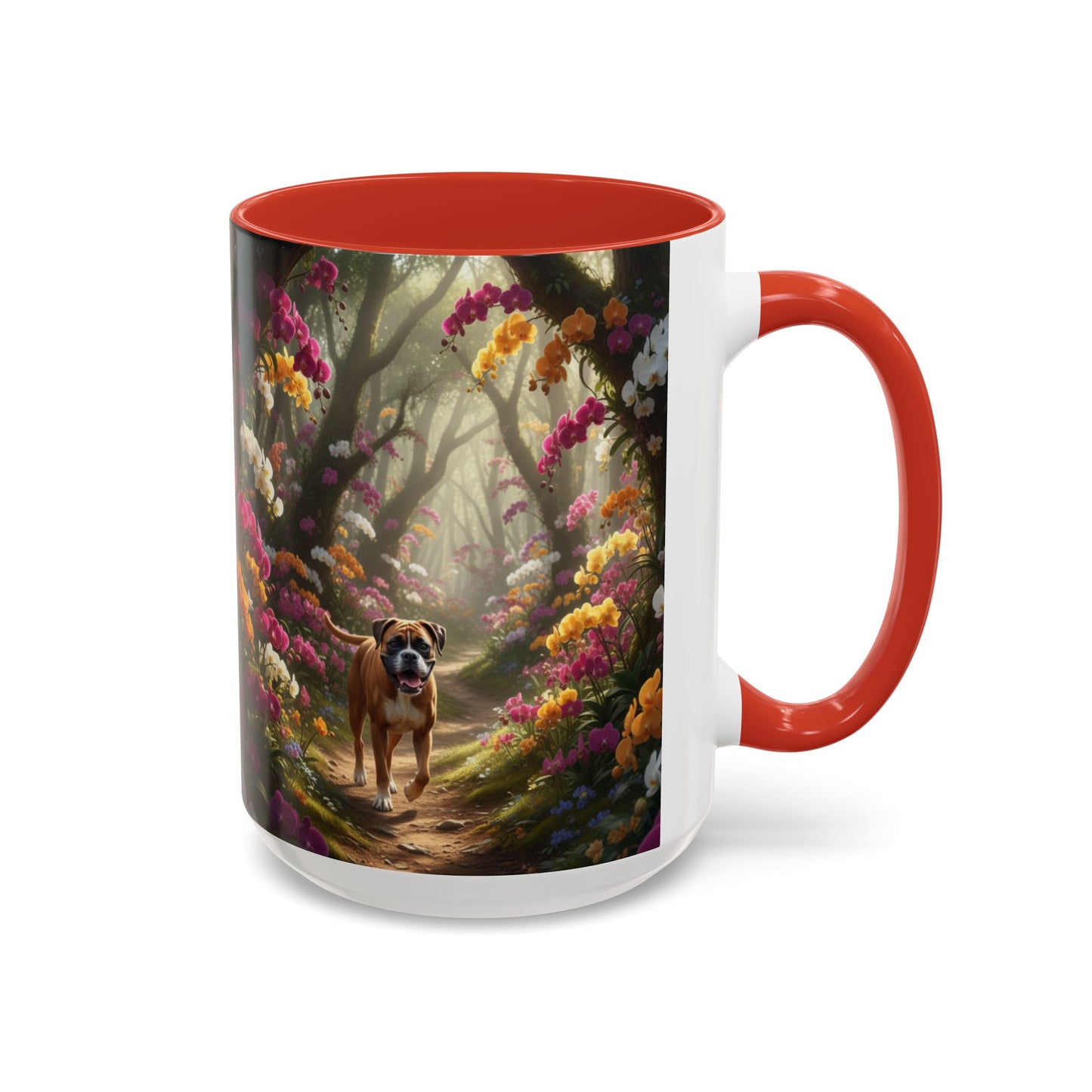 Boxer Accent Mug – Ceramic Coffee Cup