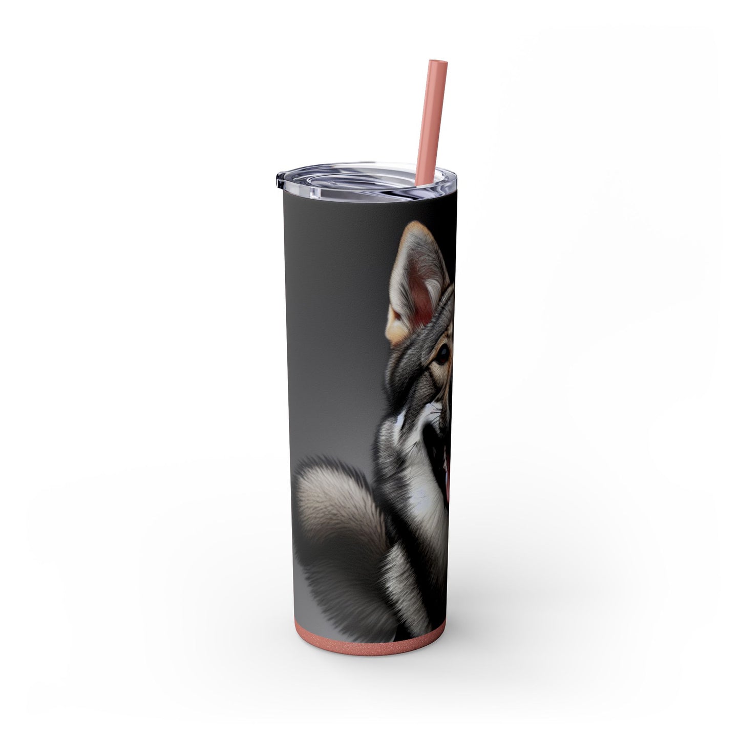 Gobelet isotherme tchécoslovaque Vlcak avec paille, 59 cl