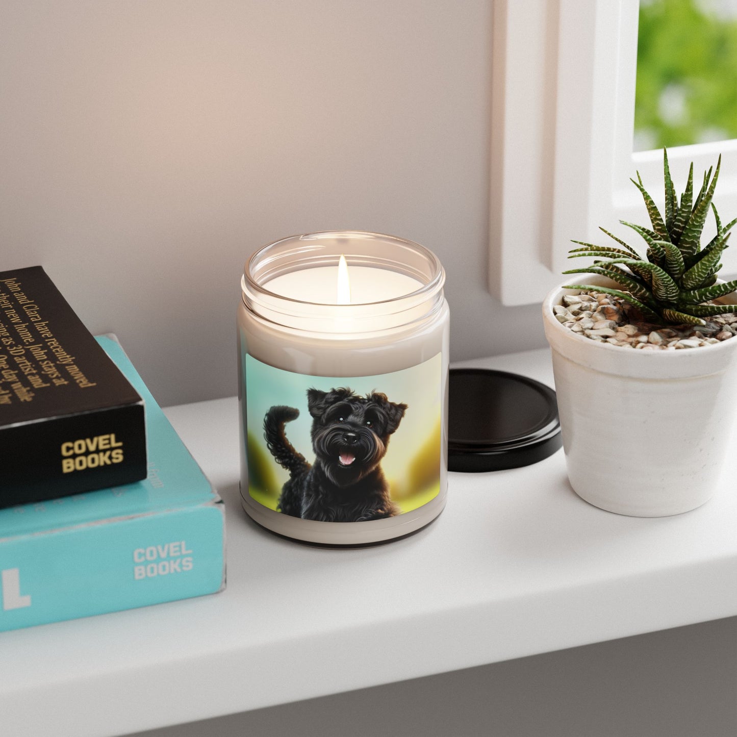 Russian Black Terrier- Scented Soy Candle, 9oz