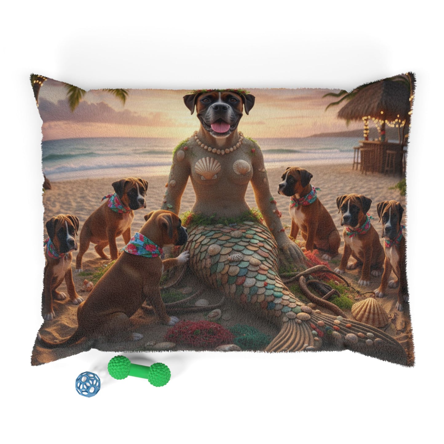 Mermaid Dog Beach Pet Bed