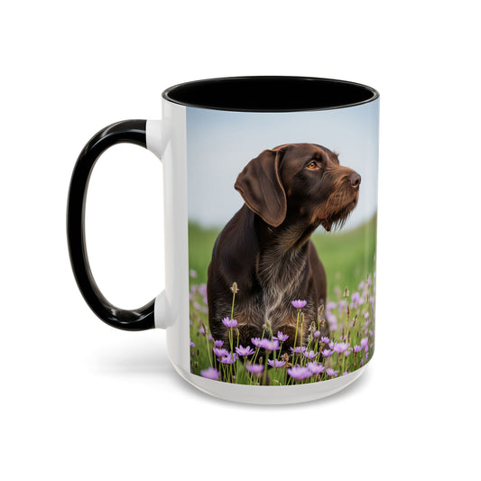 German Wirehaired Pointer Accent Coffee Mug - Perfect Gift for Dog Lovers