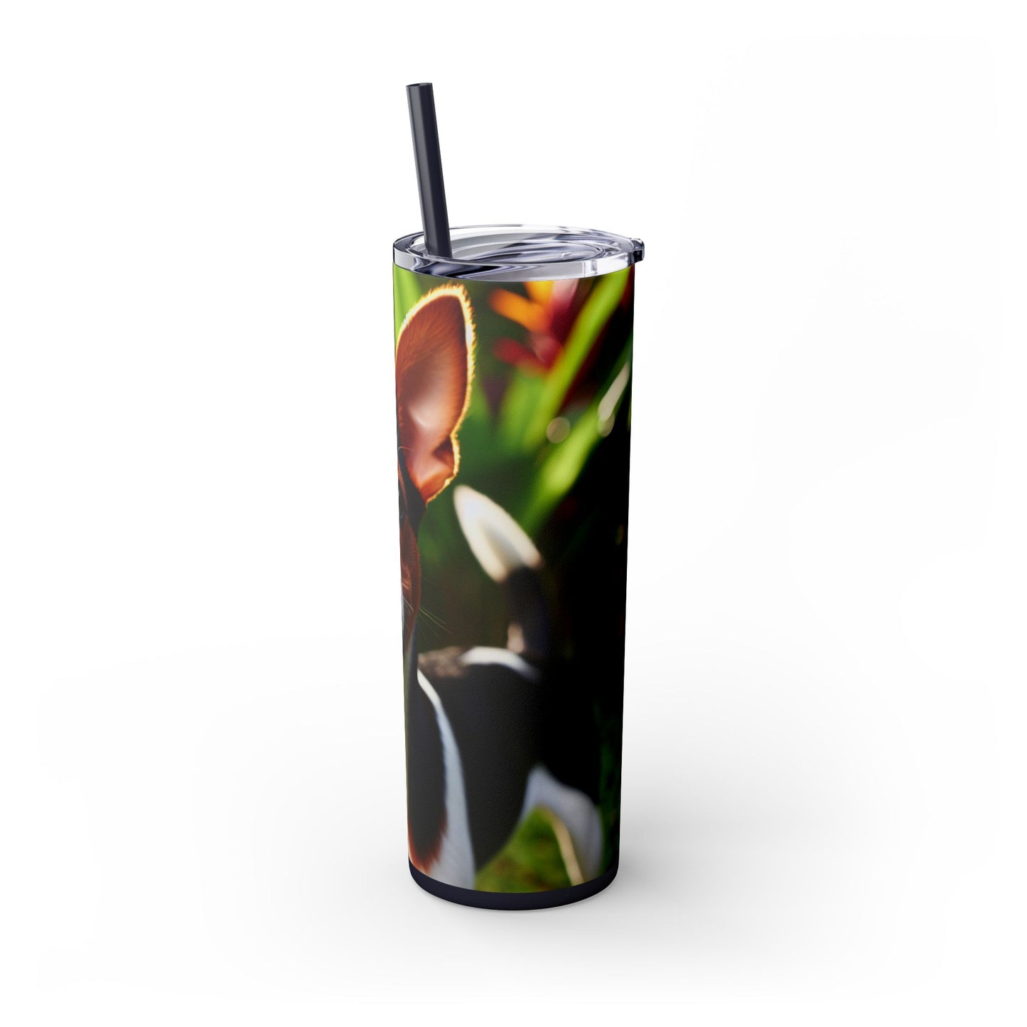 Brazilian Terrier Tumbler with Straw, 20oz
