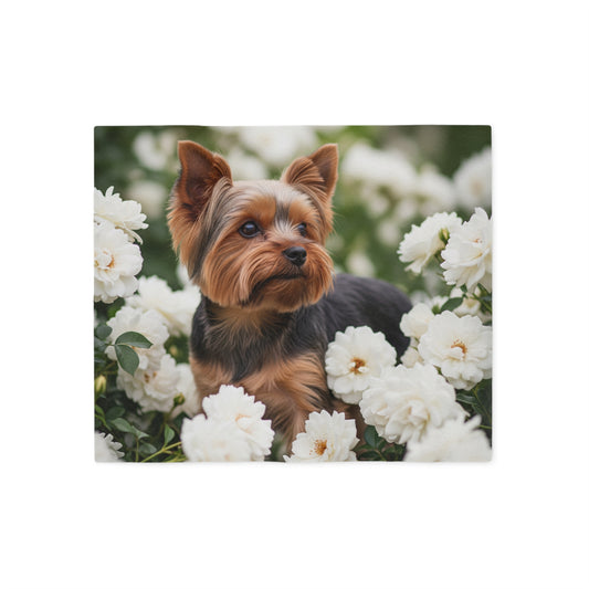 Yorkshire Terrier Sweatshirt Blanket