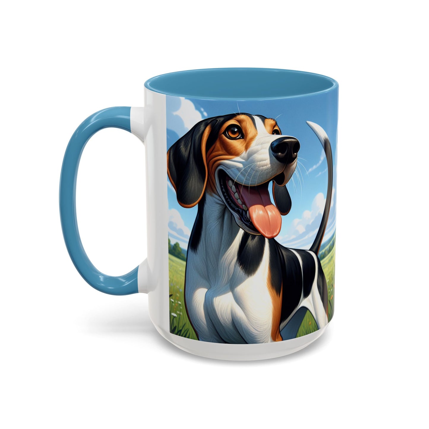Treeing Walker Coonhound Accent Coffee Mug - Perfect Gift for Dog Lovers