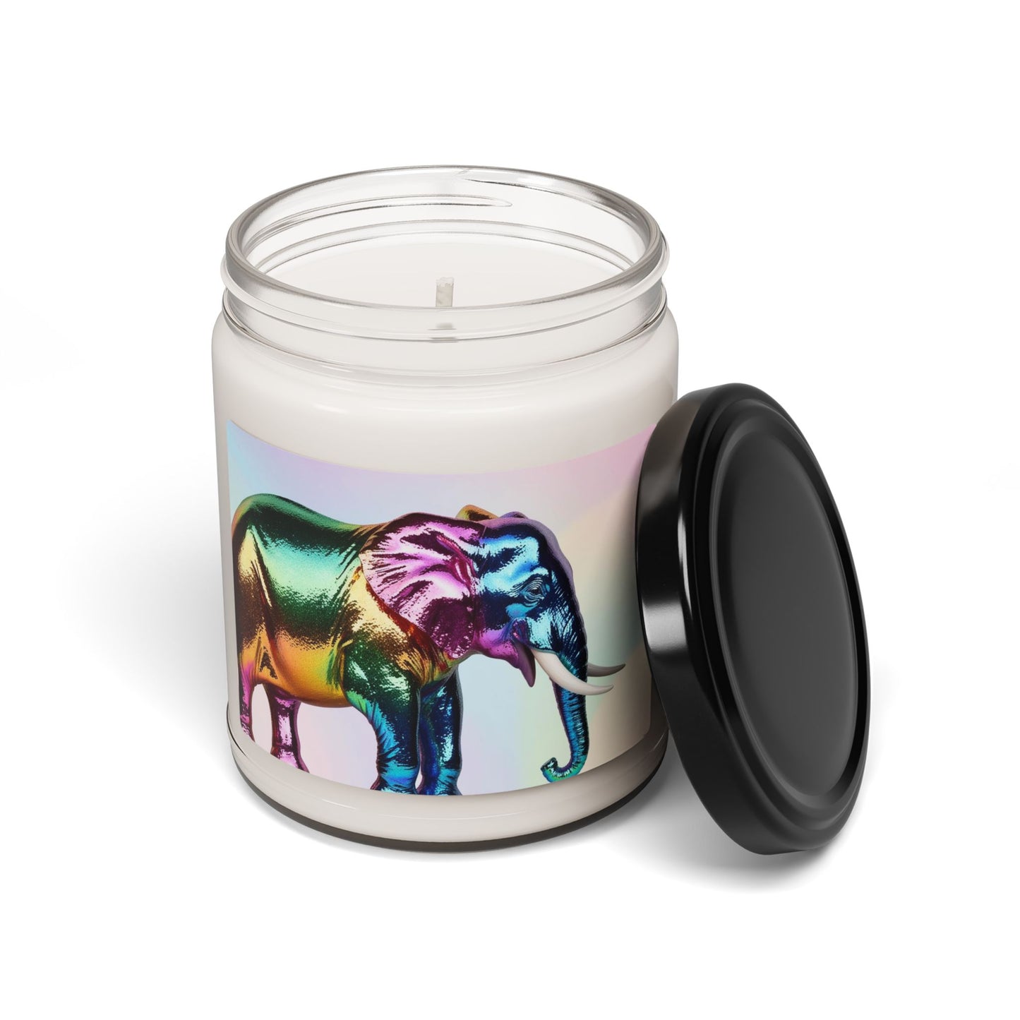 Rainbow Elephant- Scented Soy Candle, 9oz