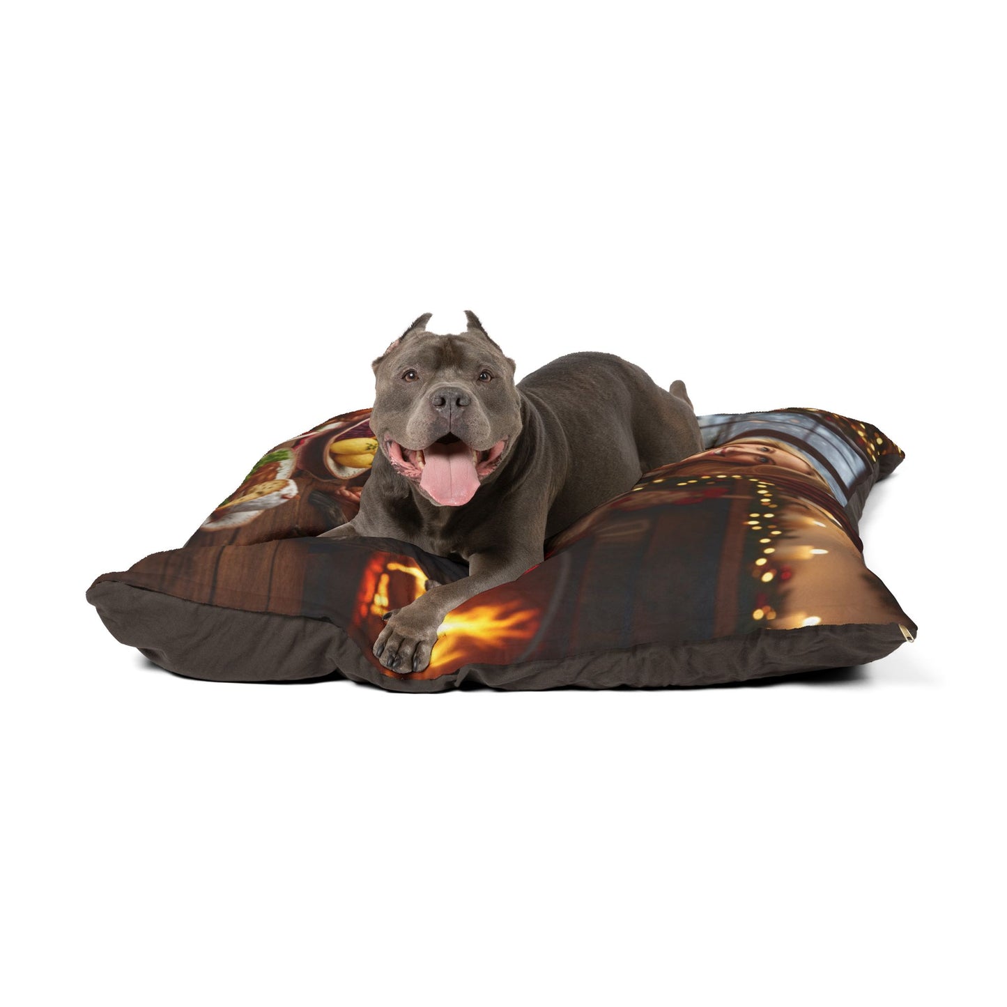 German Holiday Feast Pet Bed