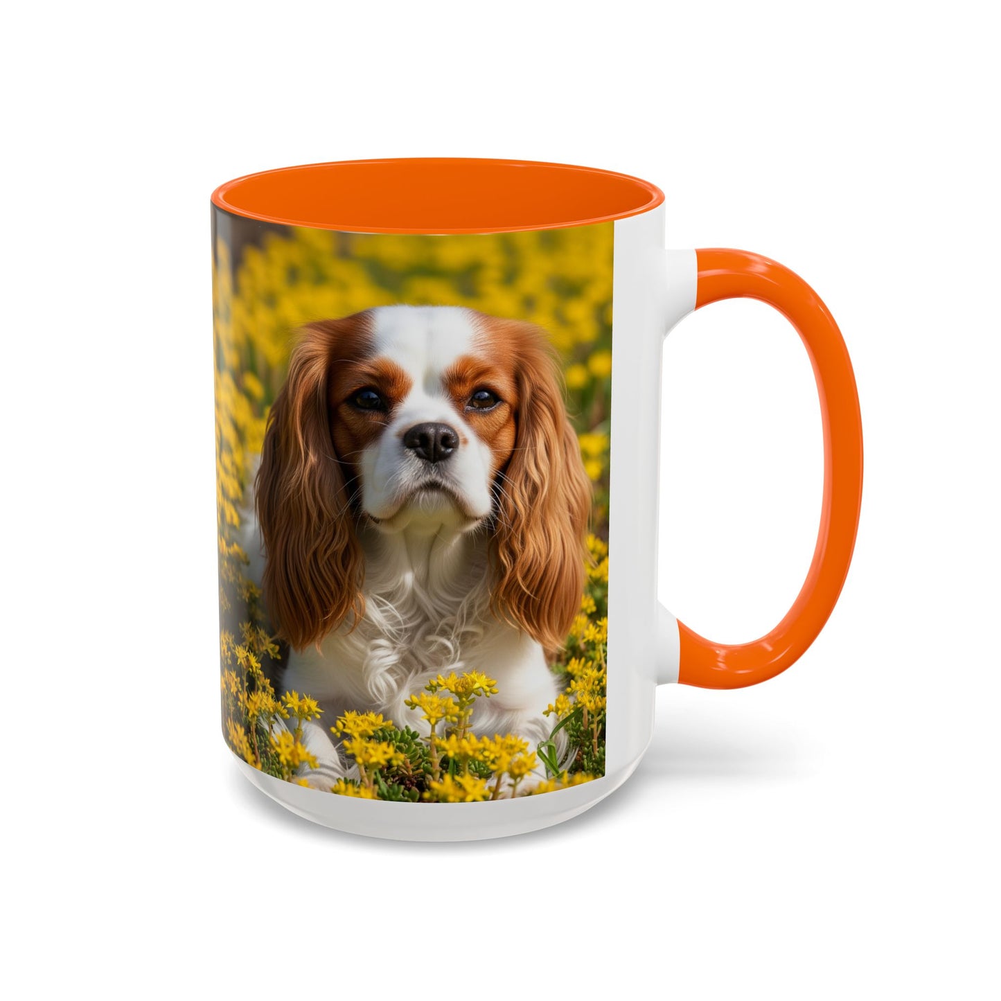 Cavalier King Charles Spaniel Accent Coffee Mug - Perfect Gift for Dog Lovers