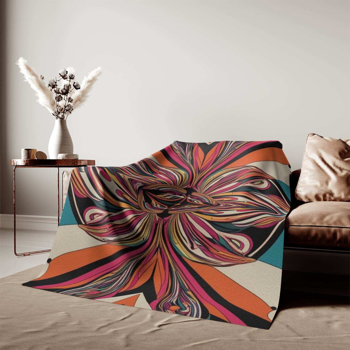 Sweat-shirt/couverture à illusion d'optique