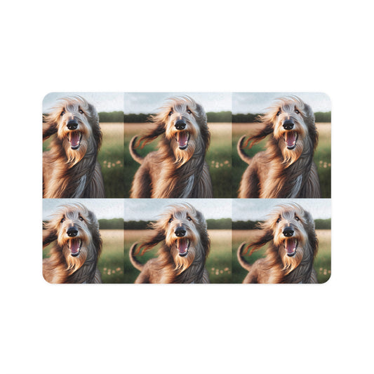Pet Food Mat (12x18) - Scottish Deerhound