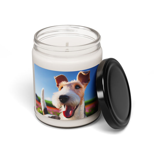 Wire Fox Terrier- Scented Soy Candle, 9oz