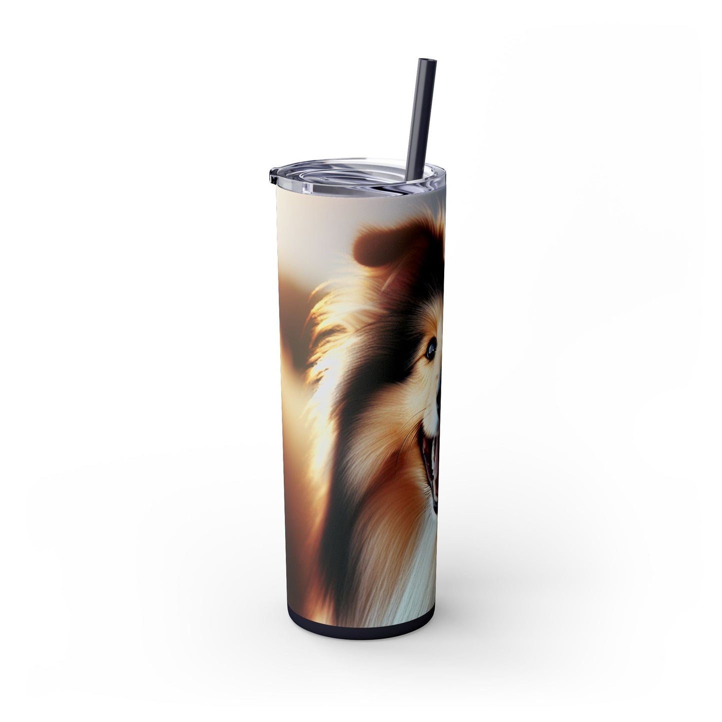 Vaso Collie con pajita, 20 oz
