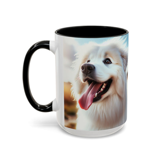 Pyrenean Mountain Dog Accent Coffee Mug - Perfect Gift for Dog Lovers