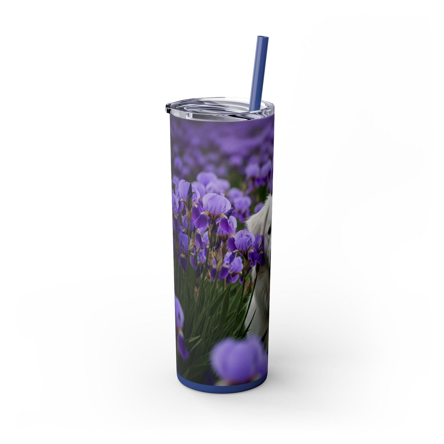 Skinny Tumbler with Straw – 20 oz Stainless Steel Cup