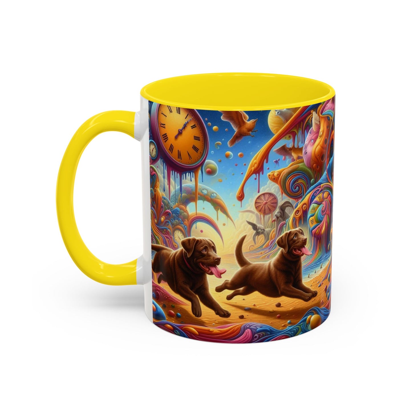 Chocolate Labrador Accent Coffee Mug - Perfect Gift for Dog Lovers