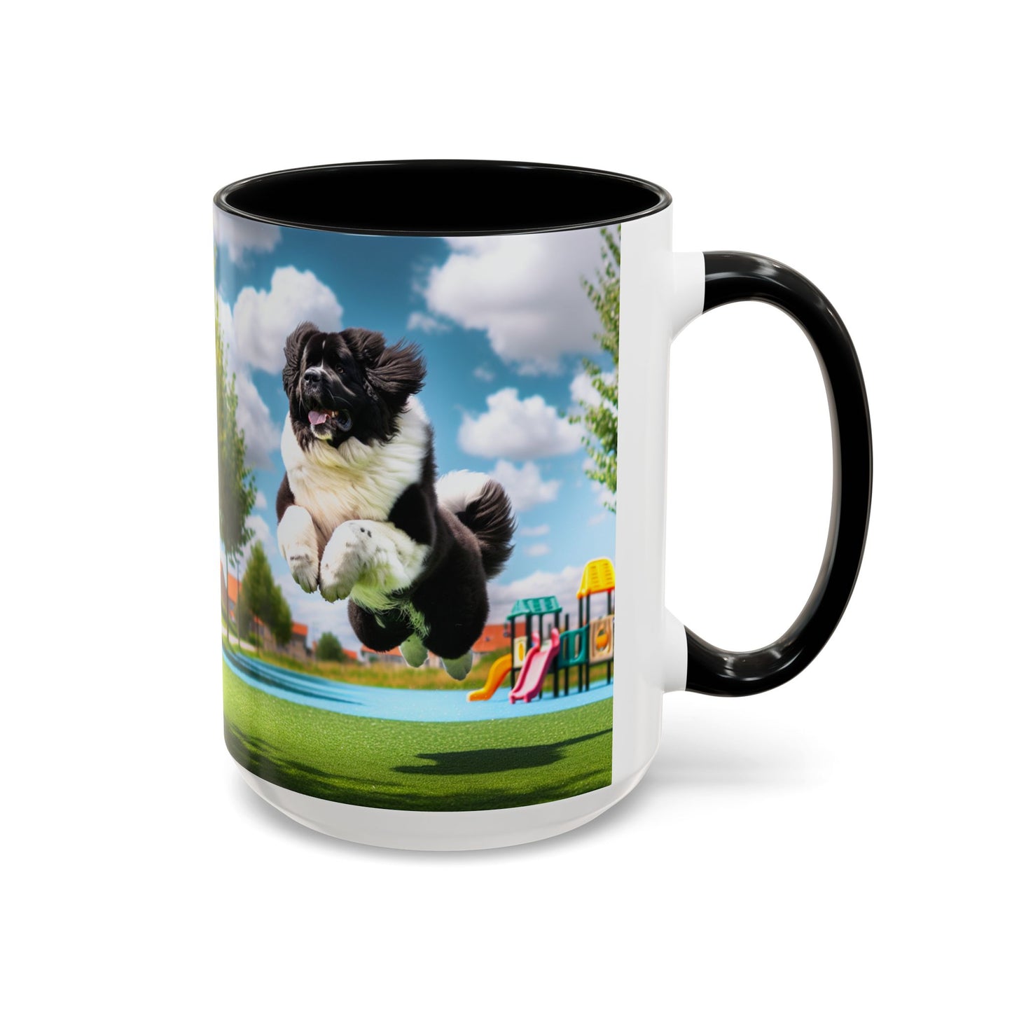 Taza de café con acento Landseer: el regalo perfecto para los amantes de los perros