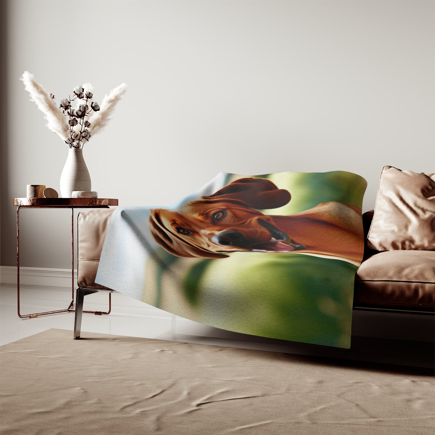 Couverture en sweat-shirt avec motif de braque portugais