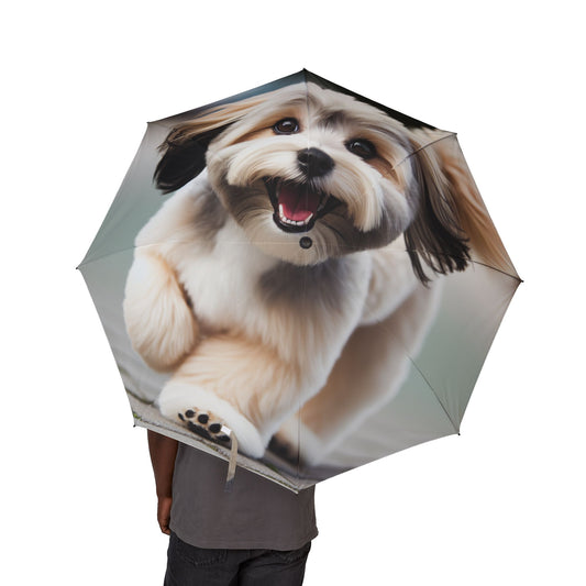 Lowchen Semi-Automatic Foldable Umbrella