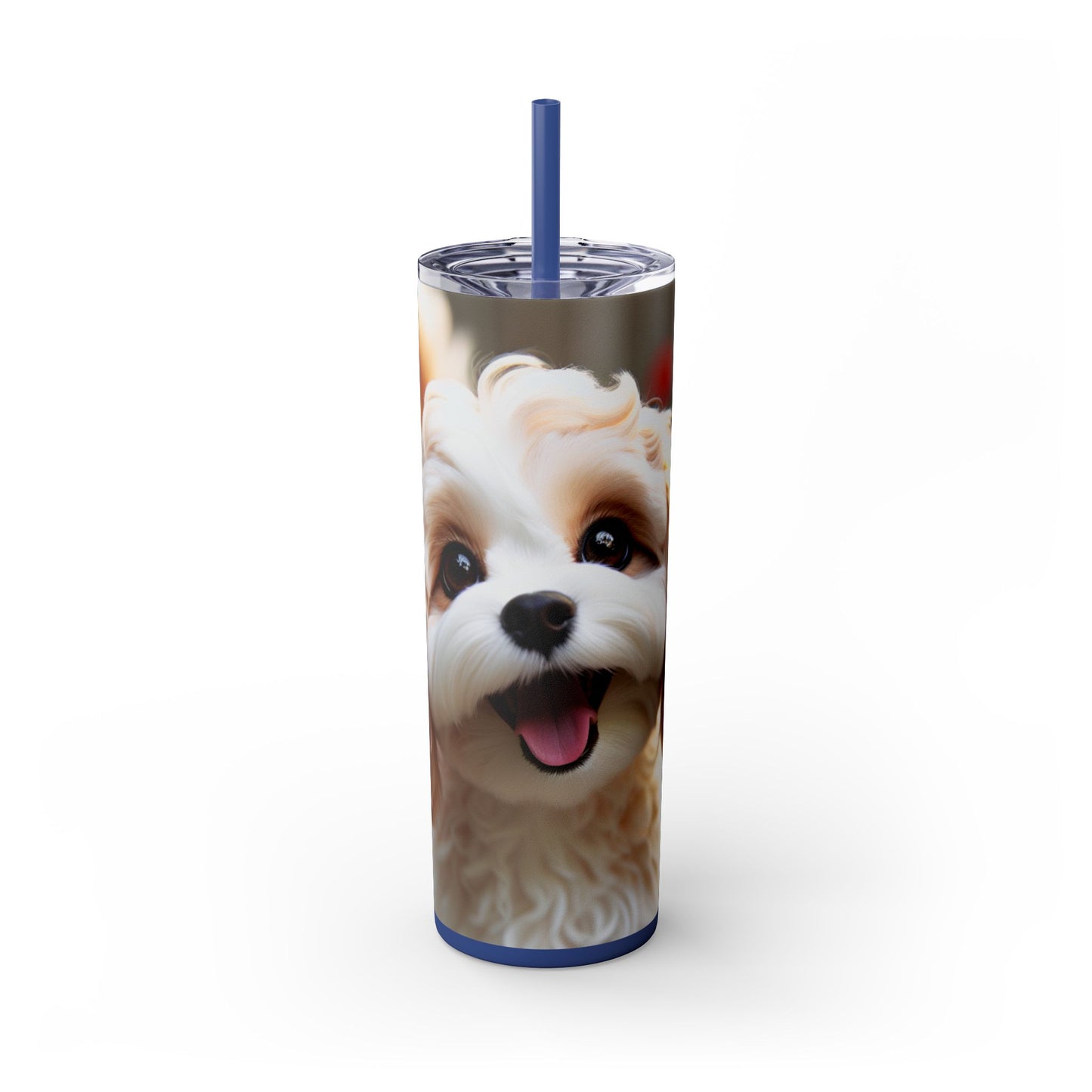 Skinny Tumbler with Straw – 20 oz Stainless Steel Cup