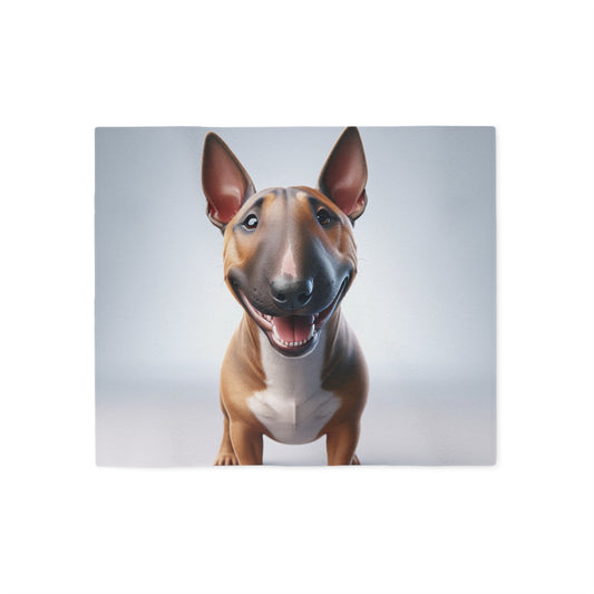 Miniature Bull Terrier Sweatshirt Blanket