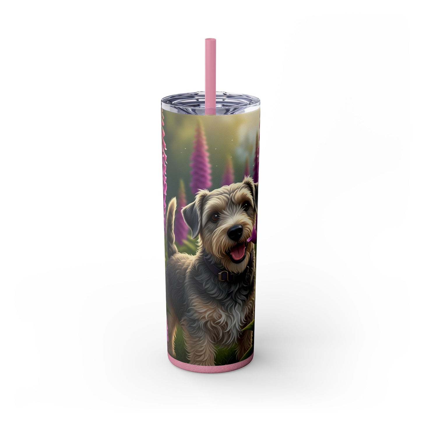 Skinny Tumbler with Straw – 20 oz Stainless Steel Cup