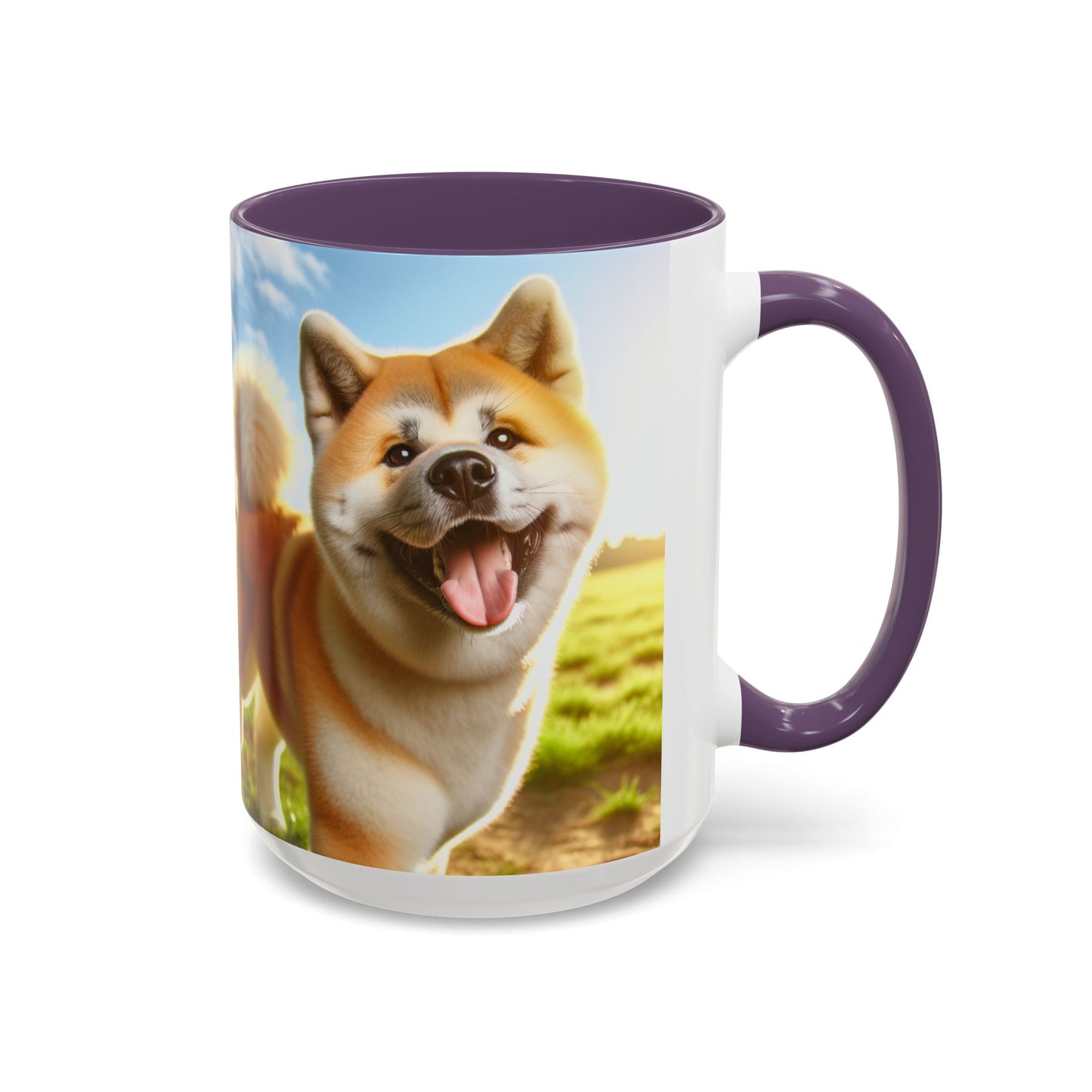Akita Accent Coffee Mug - Perfect Gift for Dog Lovers