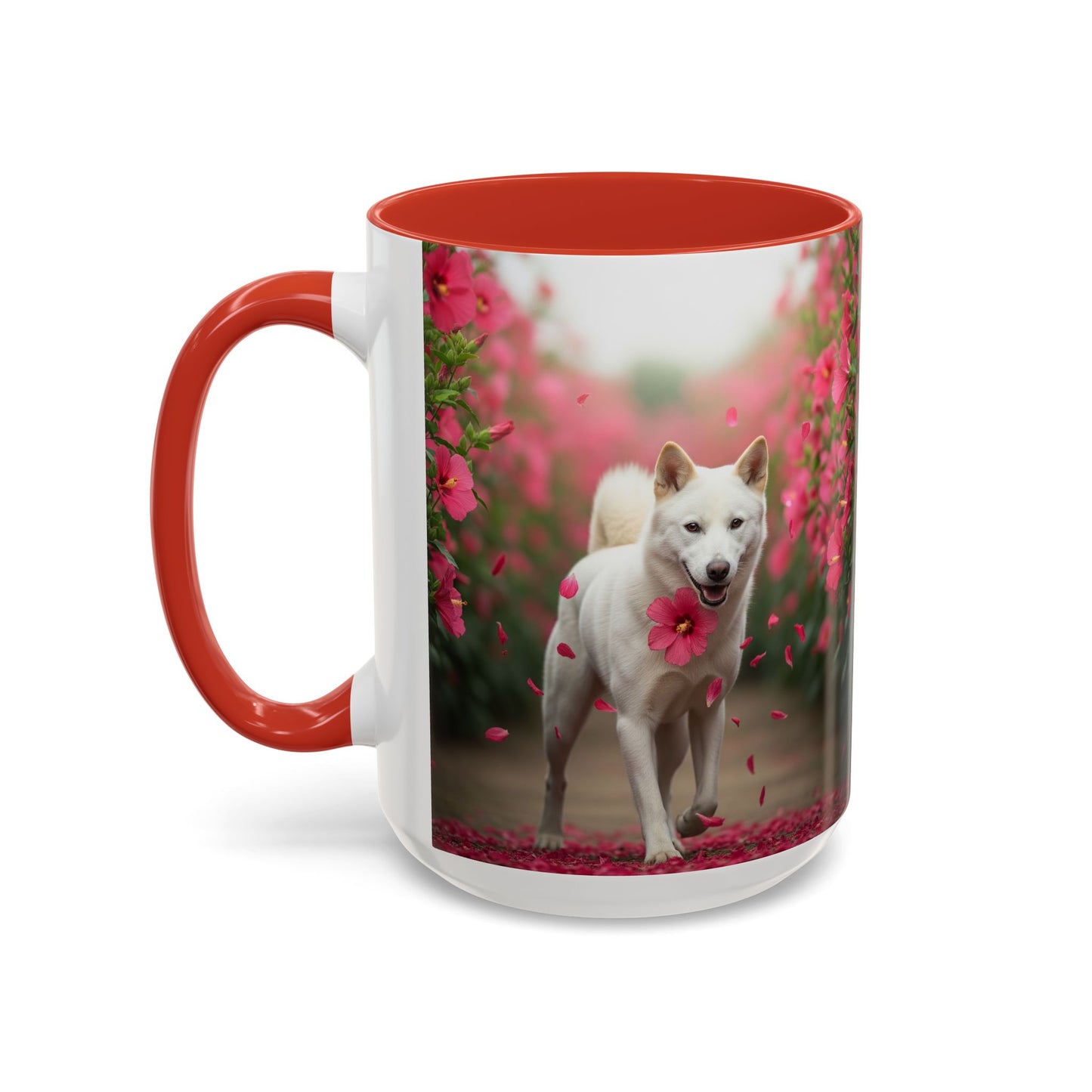 Taza de café con diseño de perro Jindo coreano: el regalo perfecto para los amantes de los perros.