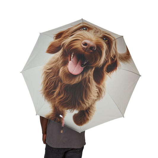 Italian Spinone Semi-Automatic Foldable Umbrella