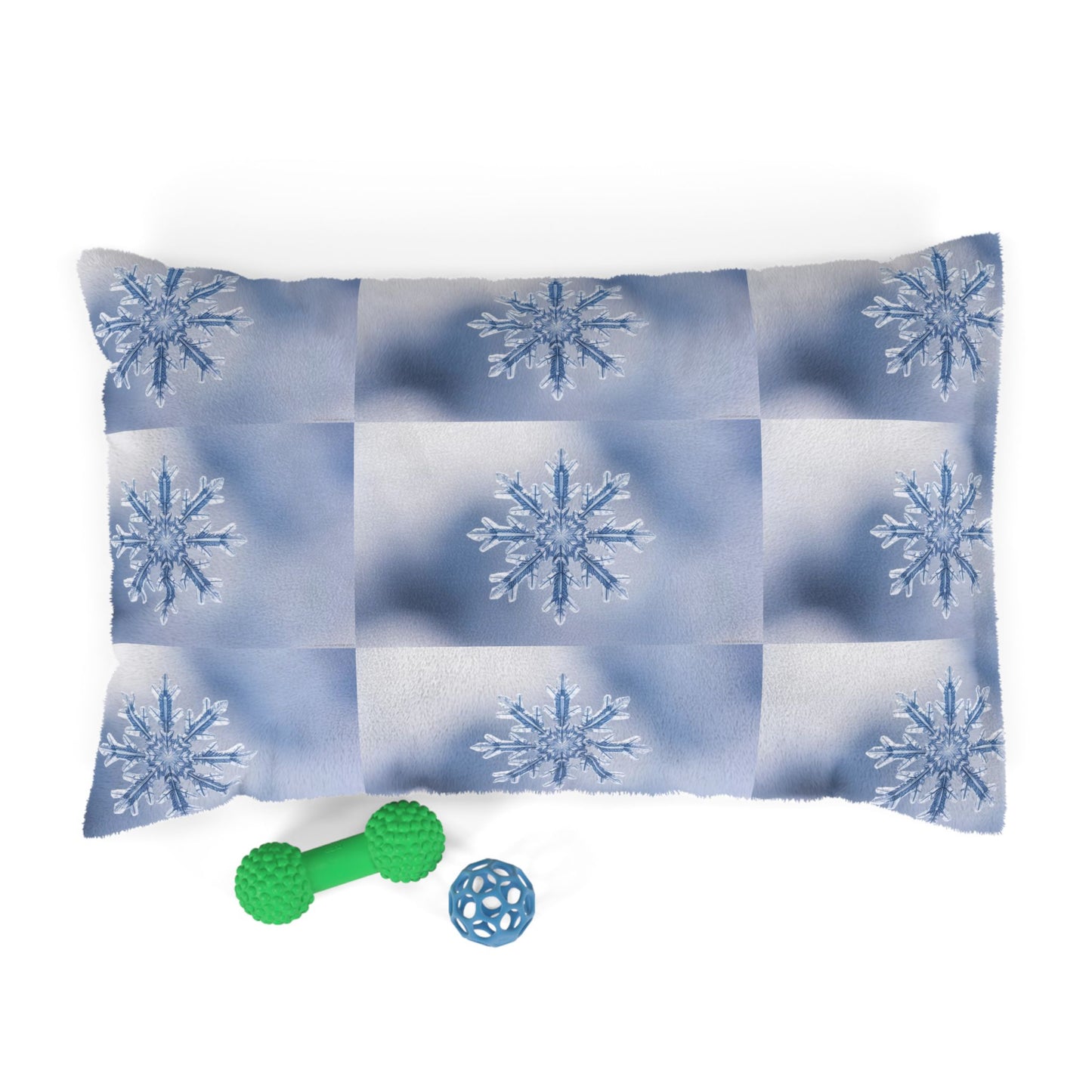 Snowflakes Pet Bed