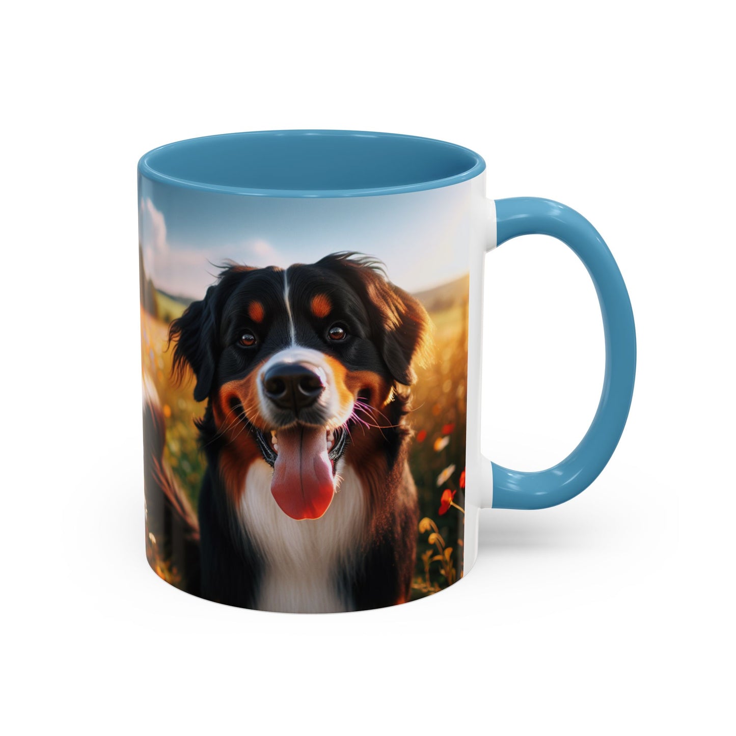 Bernese Mountain Dog Accent Coffee Mug - Perfect Gift for Dog Lovers