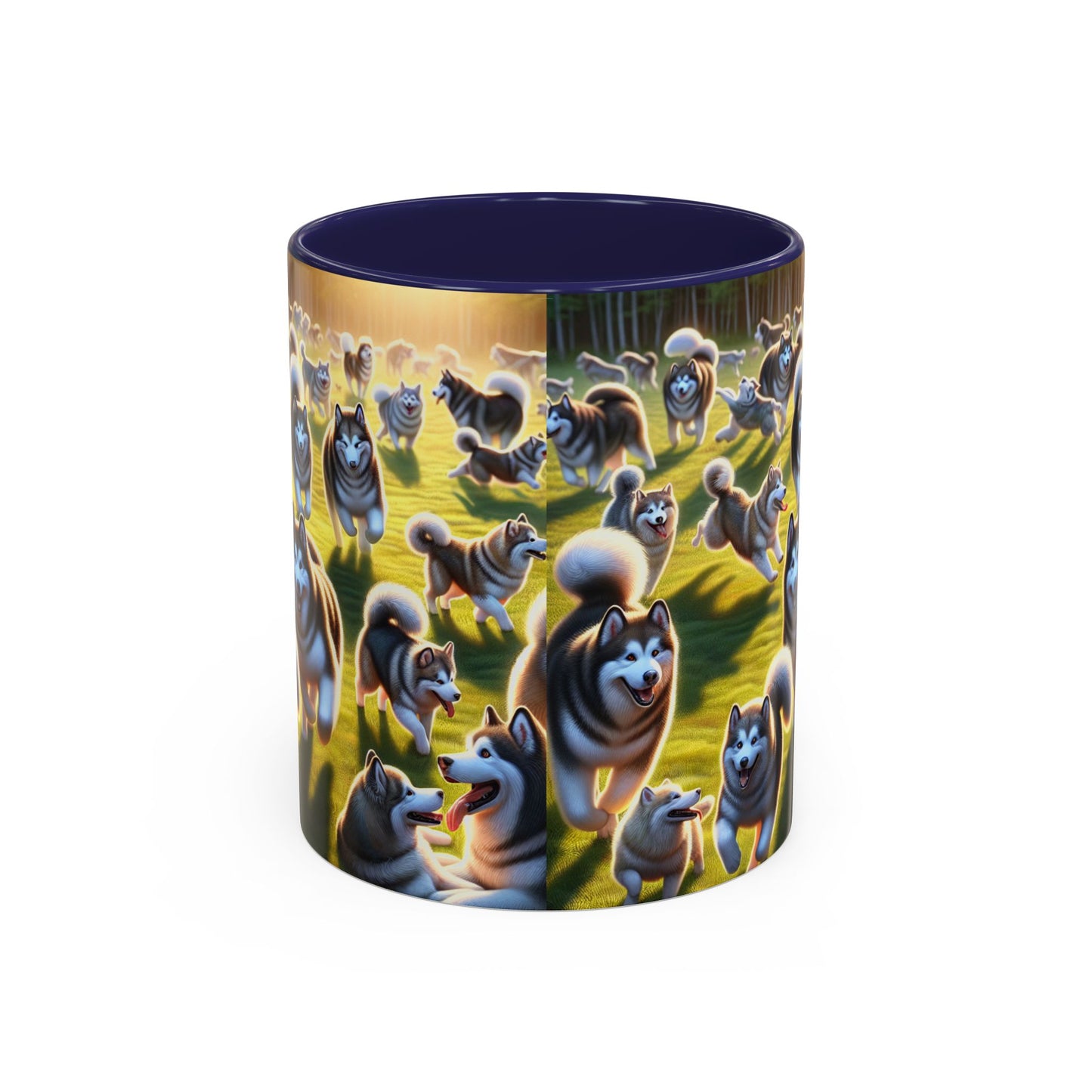 Alaskan Malamute Accent Coffee Mug - Perfect Gift for Dog Lovers