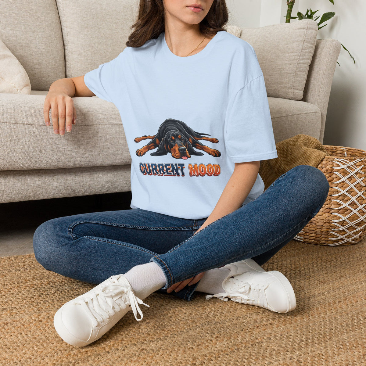 Coonhound Current Mood Tee Shirt