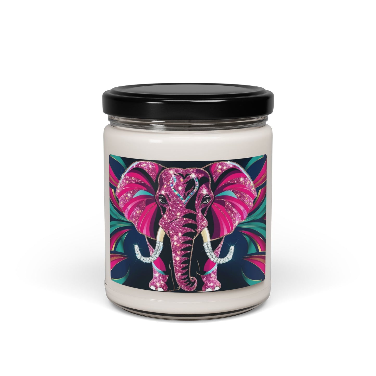 Psychedelic Elephant- Scented Soy Candle, 9oz