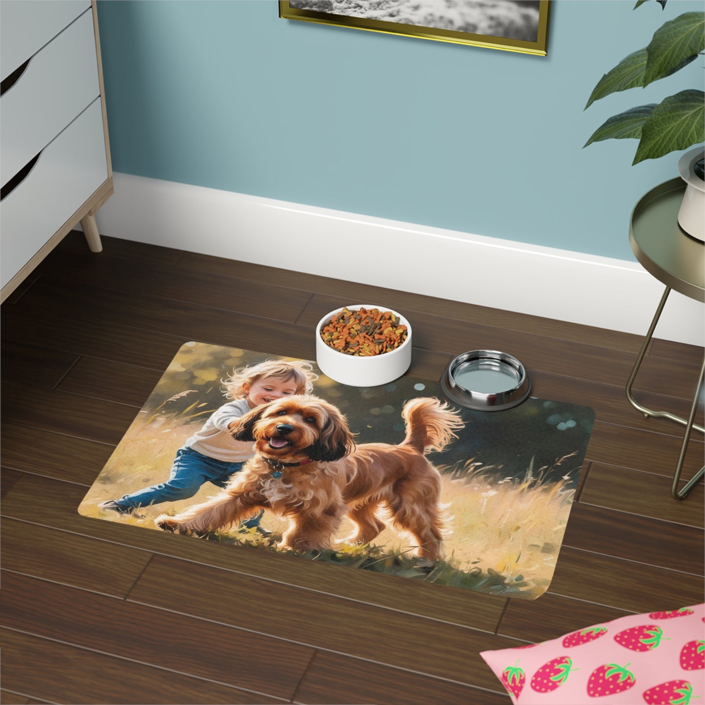 Pet Food Mat (12x18) - Bouvier des Flandres