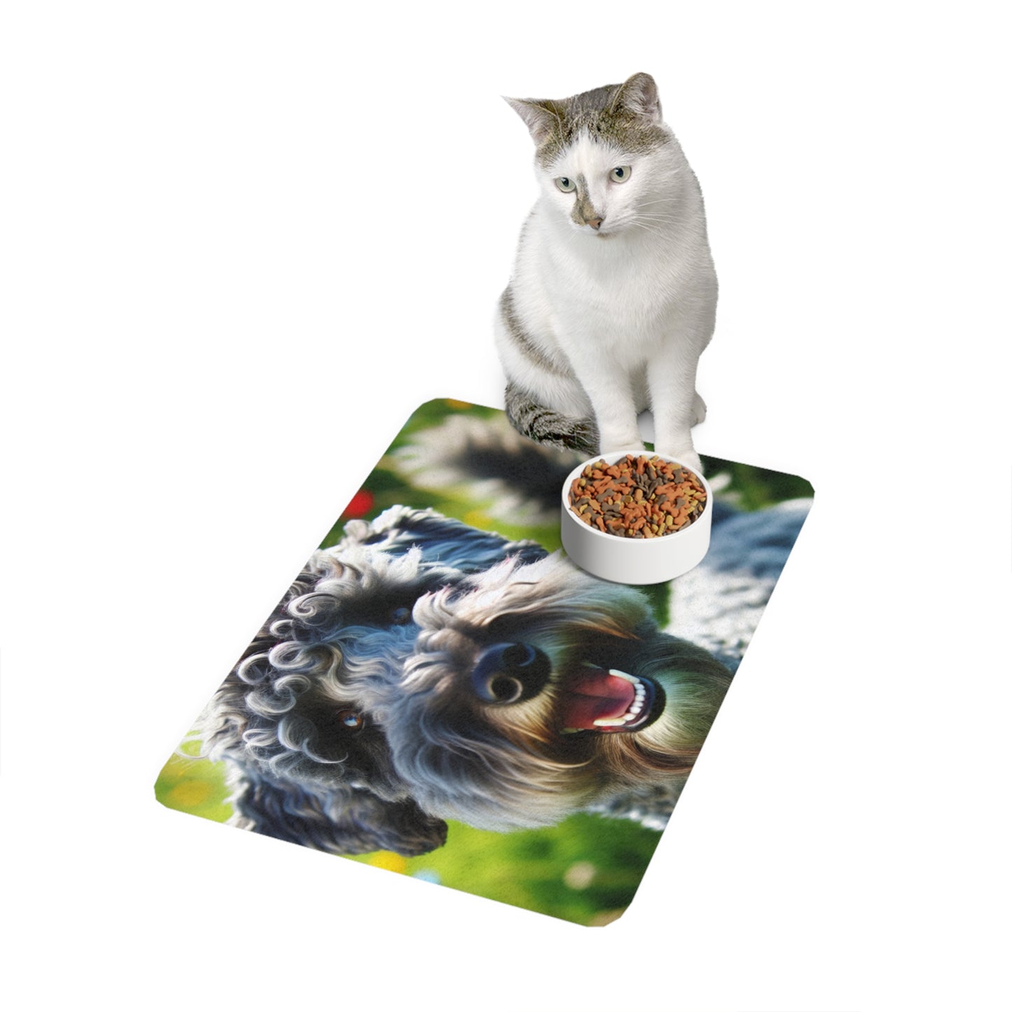 Pet Food Mat (12x18) - Kerry Blue Terrier
