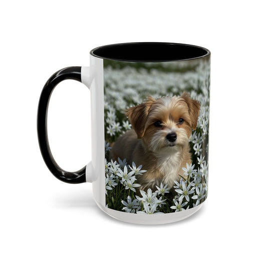 Mug à café Morkie Accent - Cadeau idéal pour les amoureux des chiens