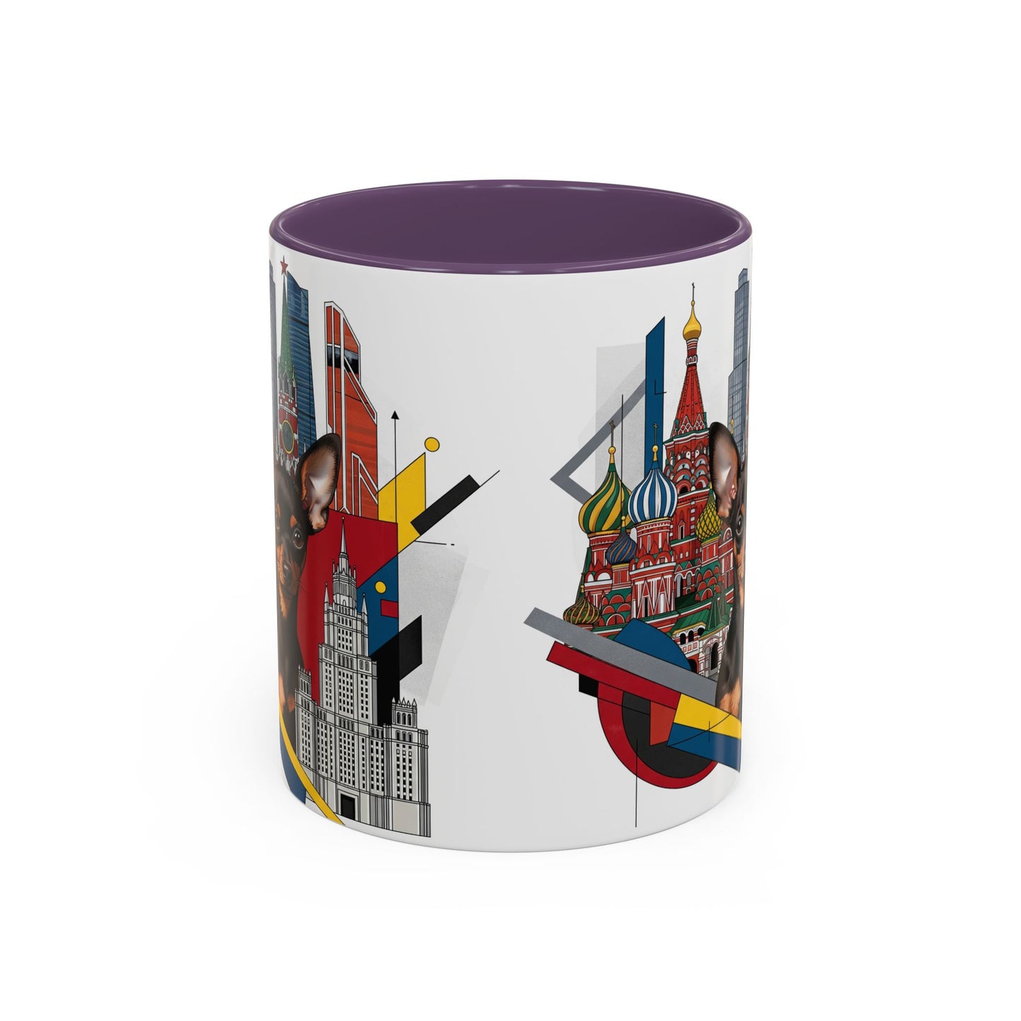 Russian Toy Dog Accent Coffee Mug - Perfect Gift for Dog Lovers