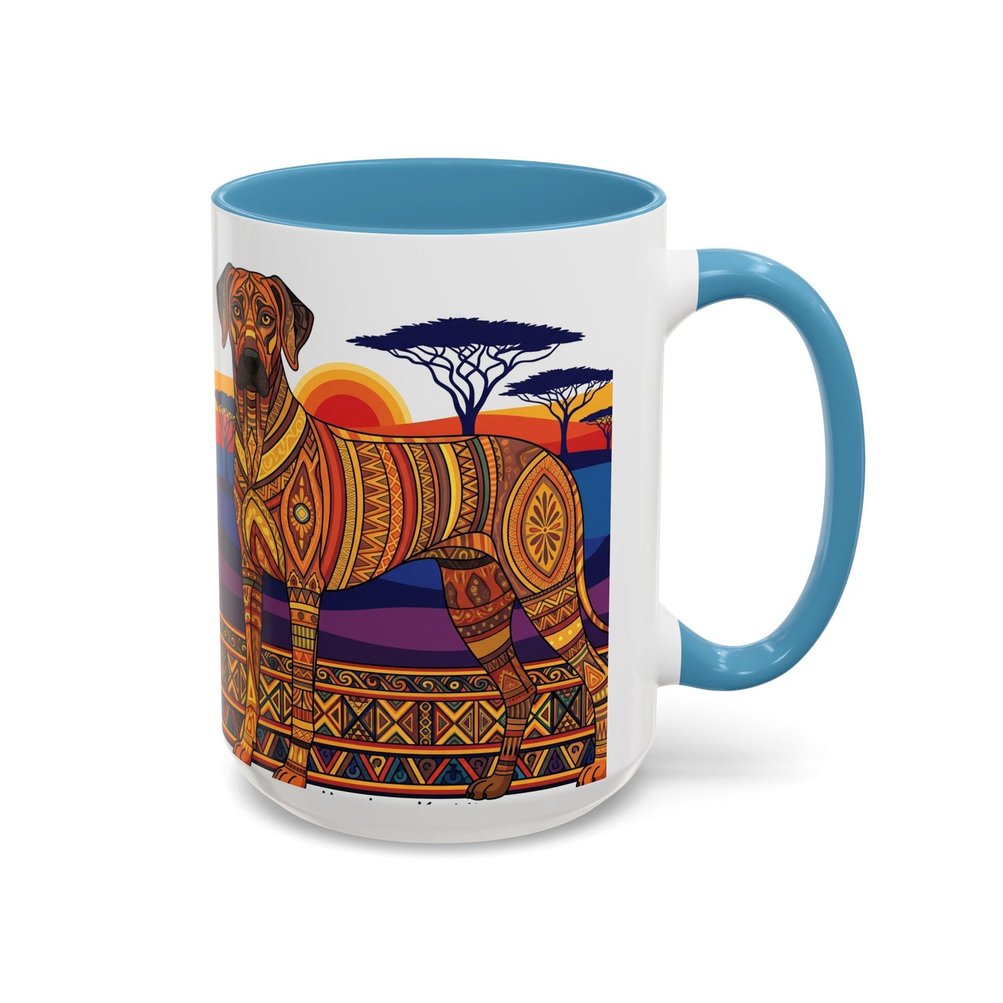 Taza de café con diseño de Rhodesian Ridgeback: el regalo perfecto para los amantes de los perros.