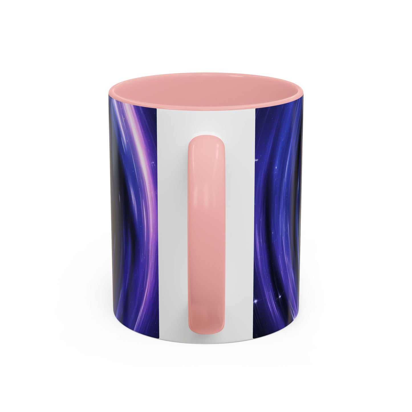 Optical Illusion Accent Mug – Ceramic Coffee Cup