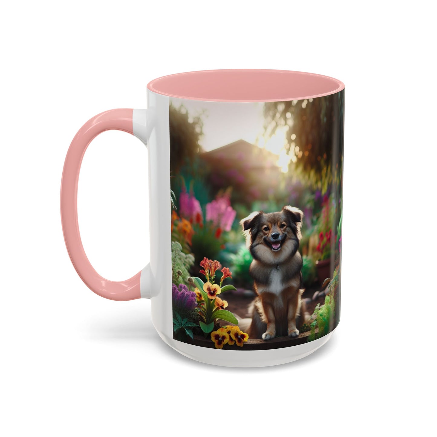 Taza de café con orquídea inca peruana: el regalo perfecto para los amantes de los perros.