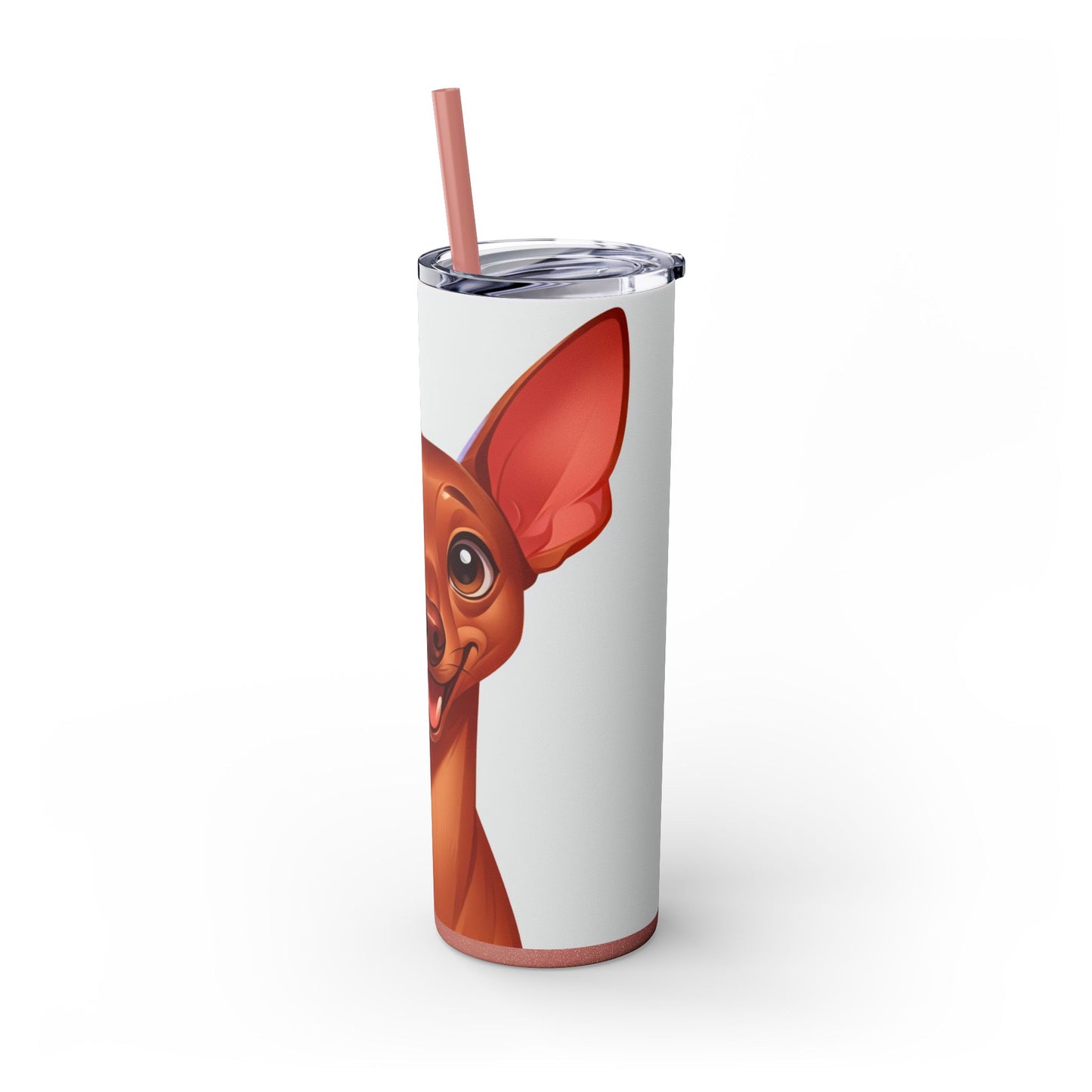Vaso Cirneco dell'Etna con pajita, 20 oz