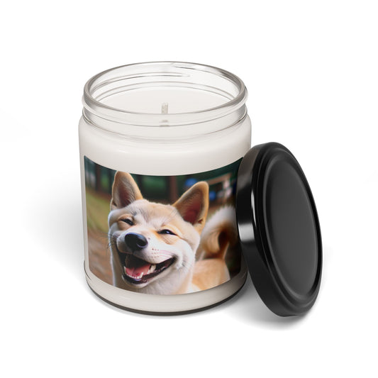 Korean Jindo Dog- Scented Soy Candle, 9oz