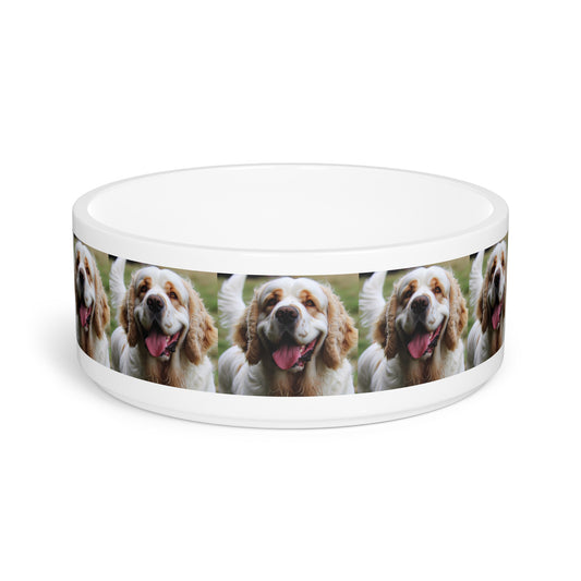 Clumber Spaniel Pet Bowl