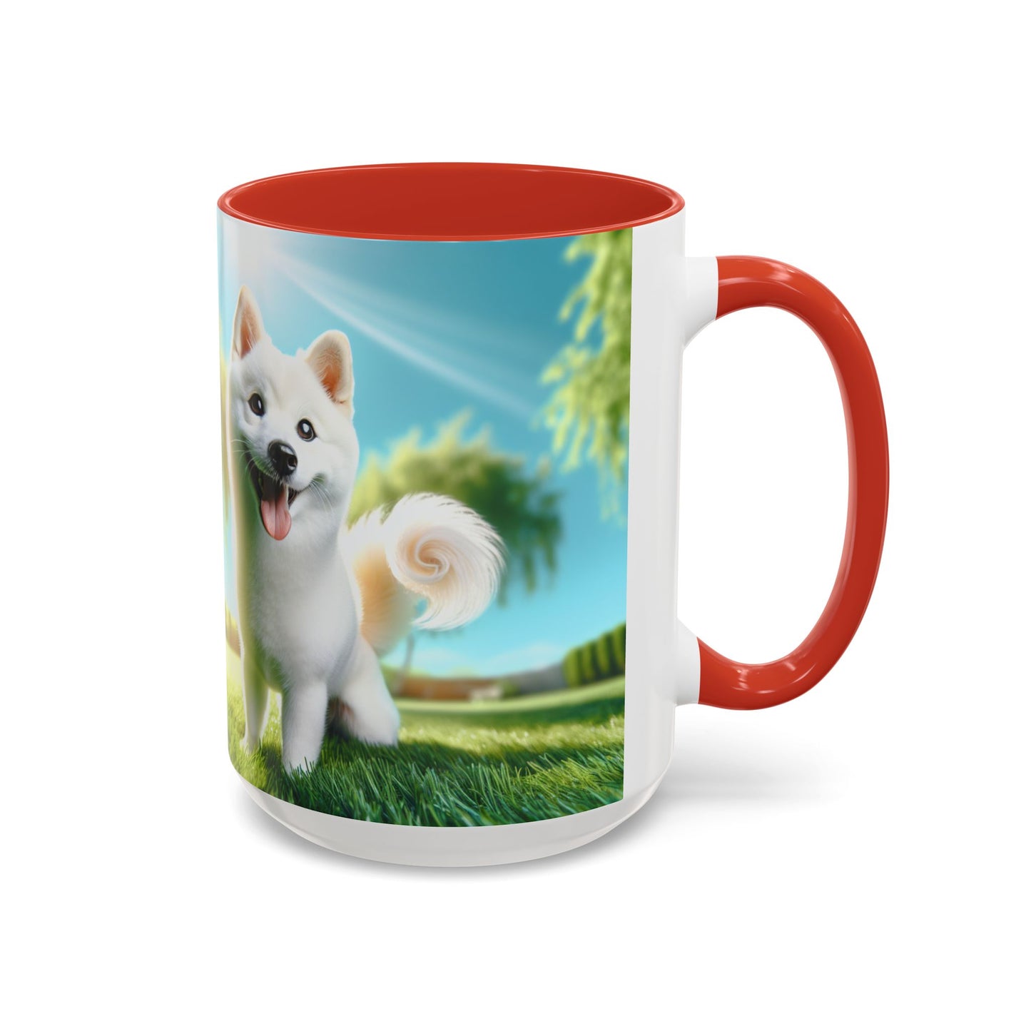 Mug Kishu Ken Accent Coffee - Cadeau idéal pour les amoureux des chiens