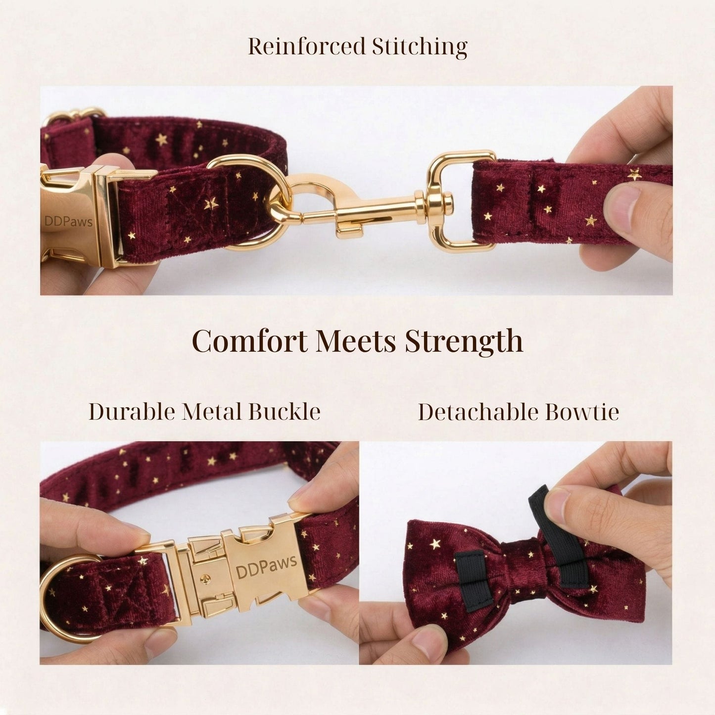 Ensemble classique personnalisé Velvet Wine Star