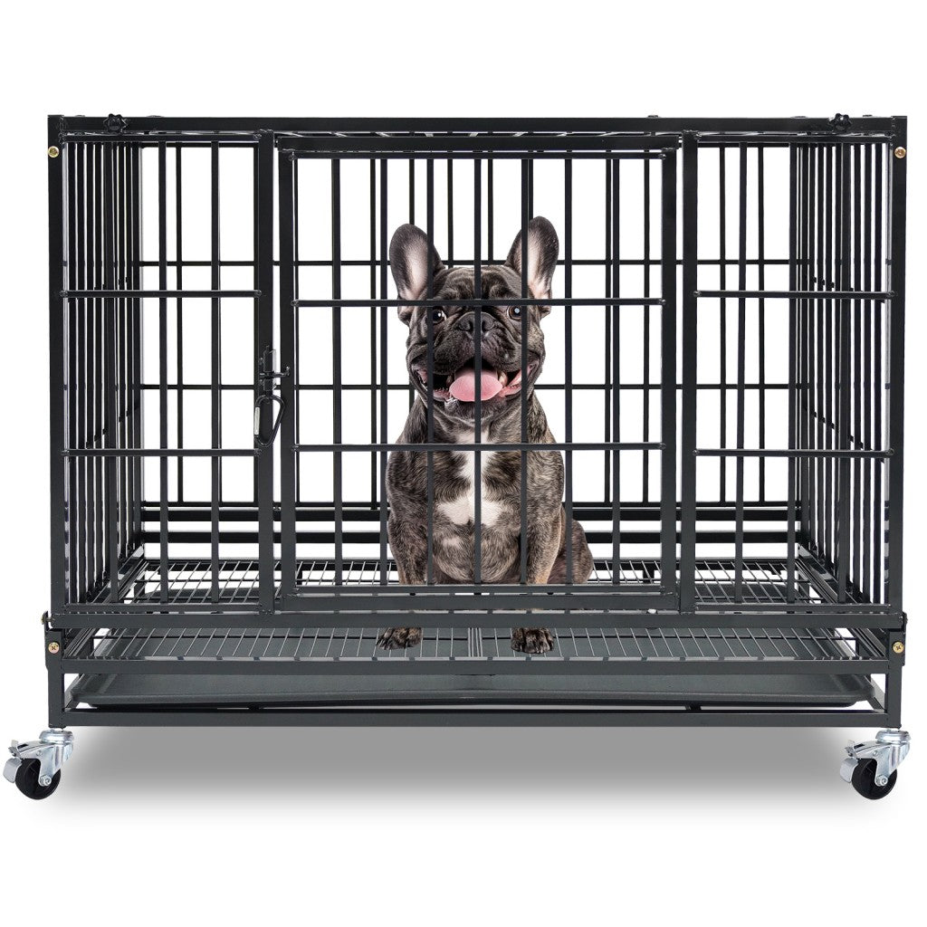 Niche pour chien robuste empilable de 37 pouces 371D04 