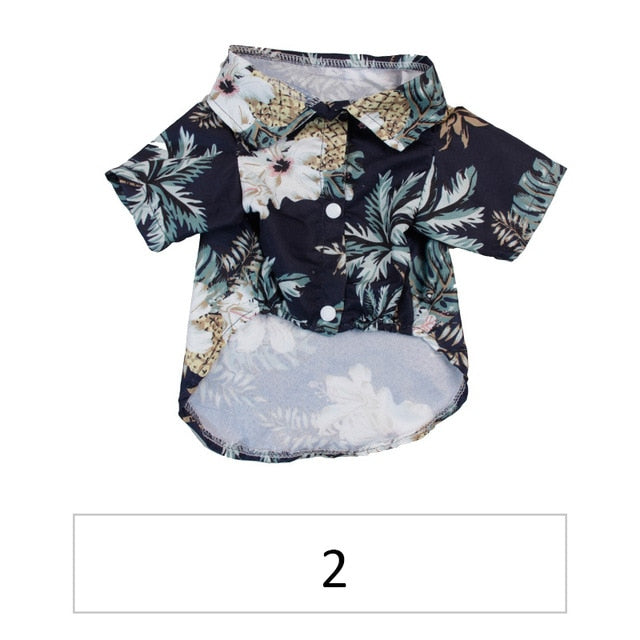 Camisas hawaianas para mascotas