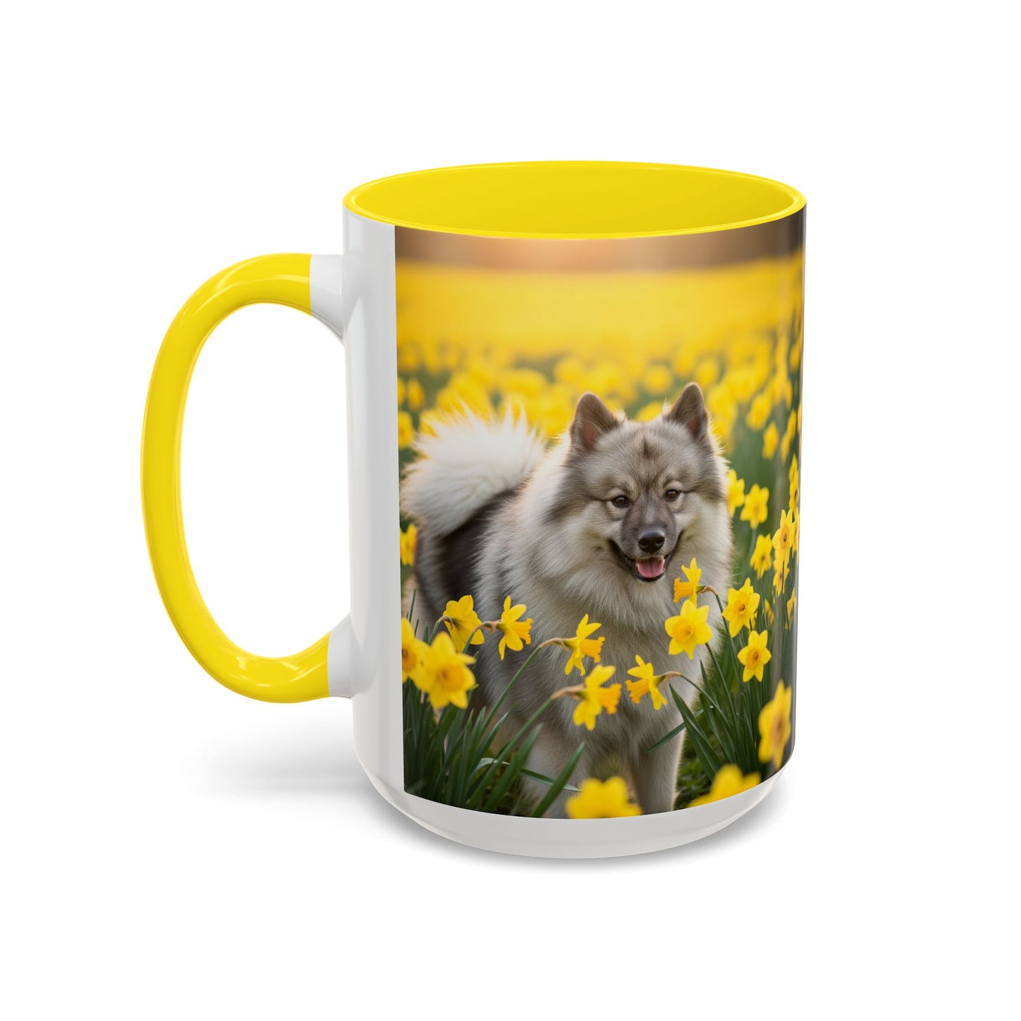 Taza con detalles de Keeshond: el regalo perfecto para los amantes de los perros