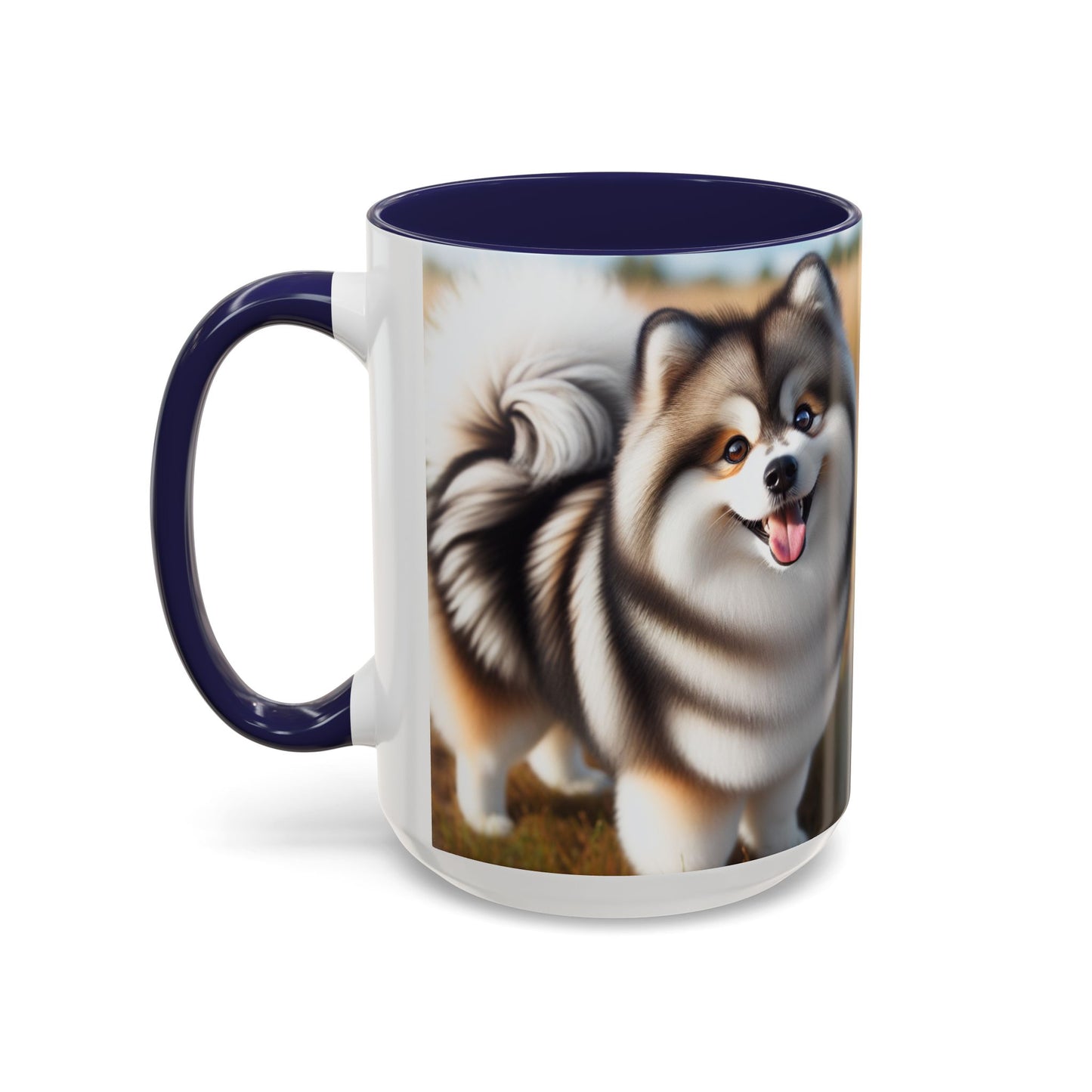 Taza de café con detalles de Pomsky: el regalo perfecto para los amantes de los perros